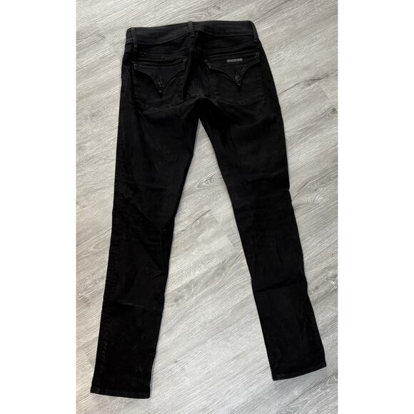 HUDSON Womens sz 26 Black COLLIN Skinny Flap Jeans - Picture 2 of 7